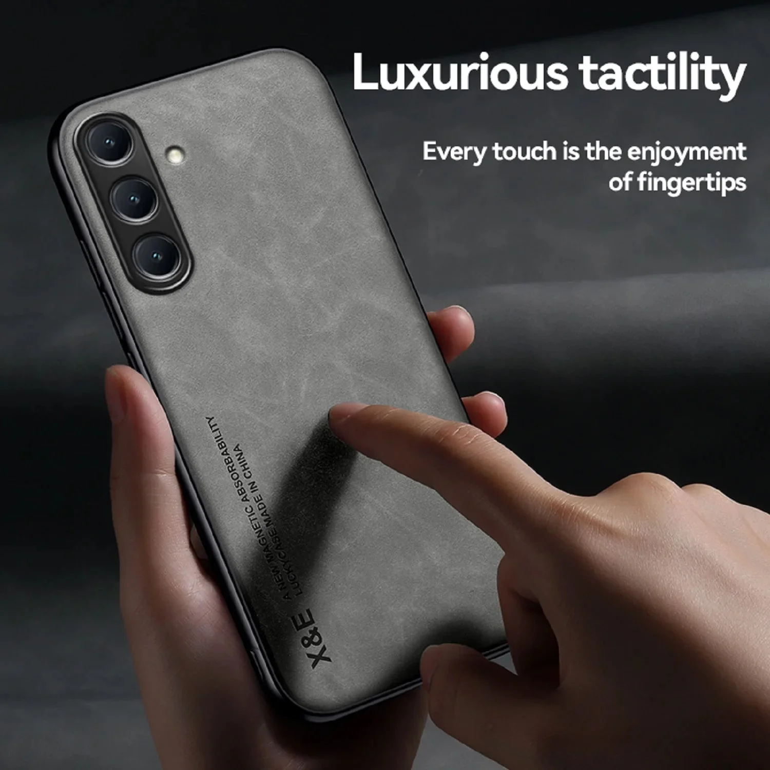 Samsung Galaxy A35 5G Comfortable Touch Sheepskin Leather Case - Image 4