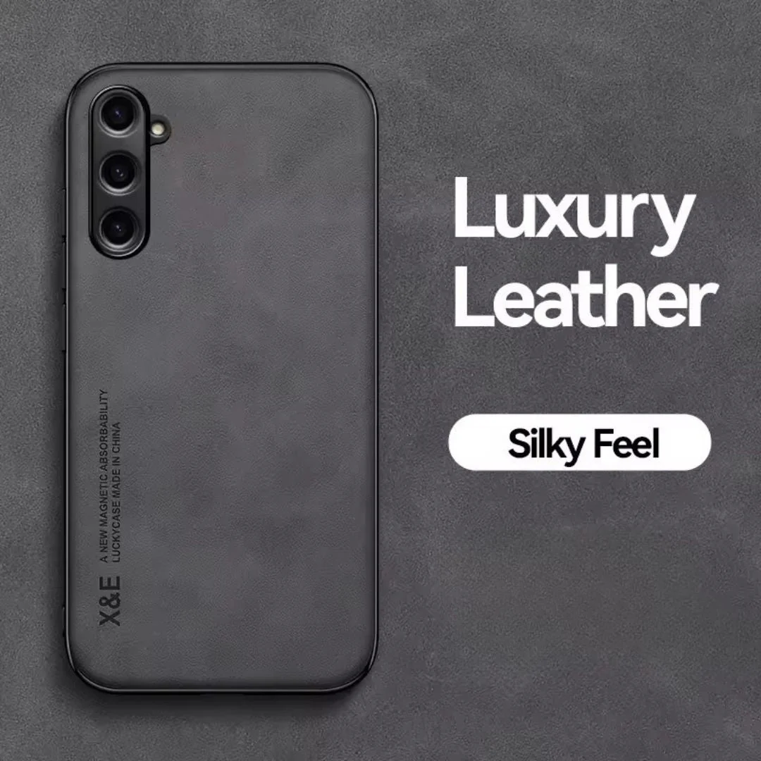 Samsung Galaxy A55 5G Comfortable Touch Sheepskin Leather Case - Image 4