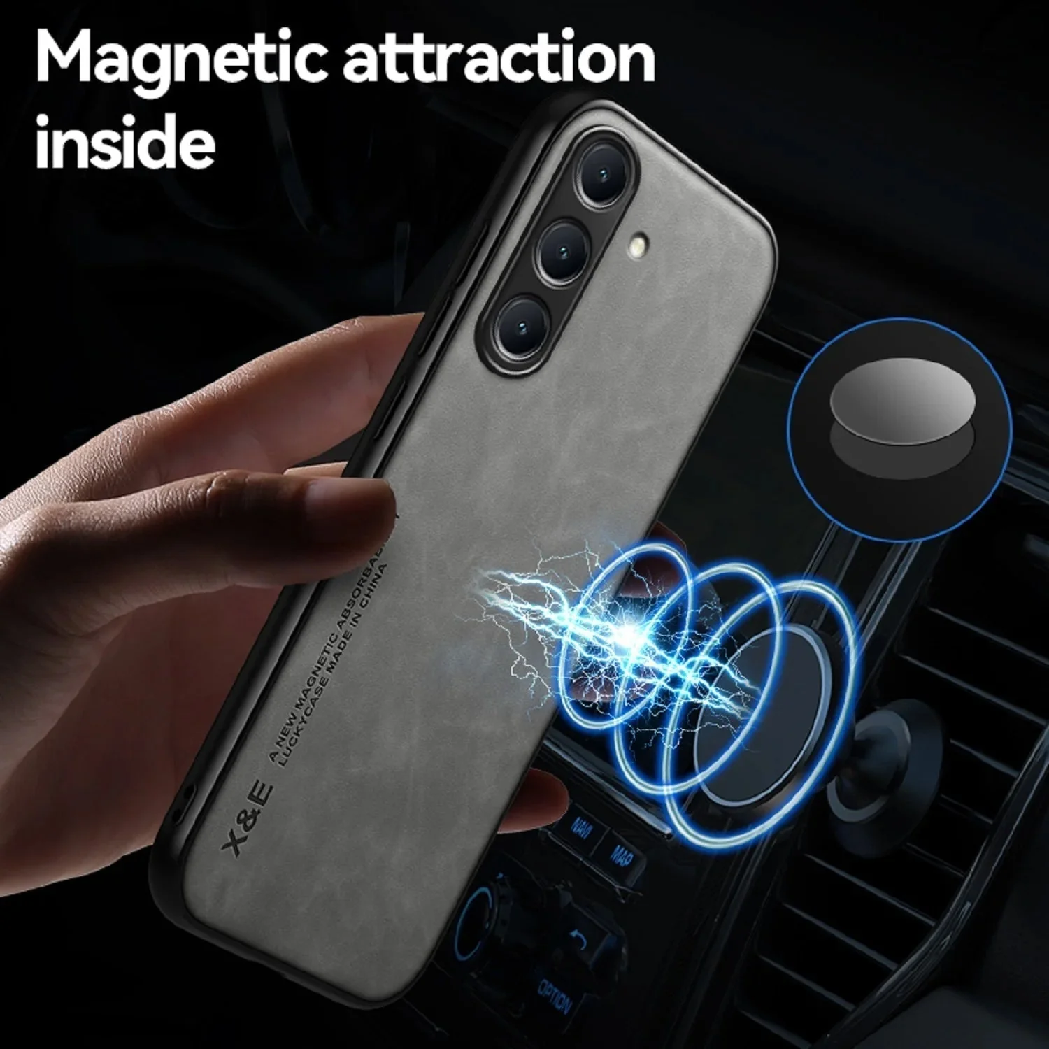 Samsung Galaxy A55 5G Comfortable Touch Sheepskin Leather Case - Image 5