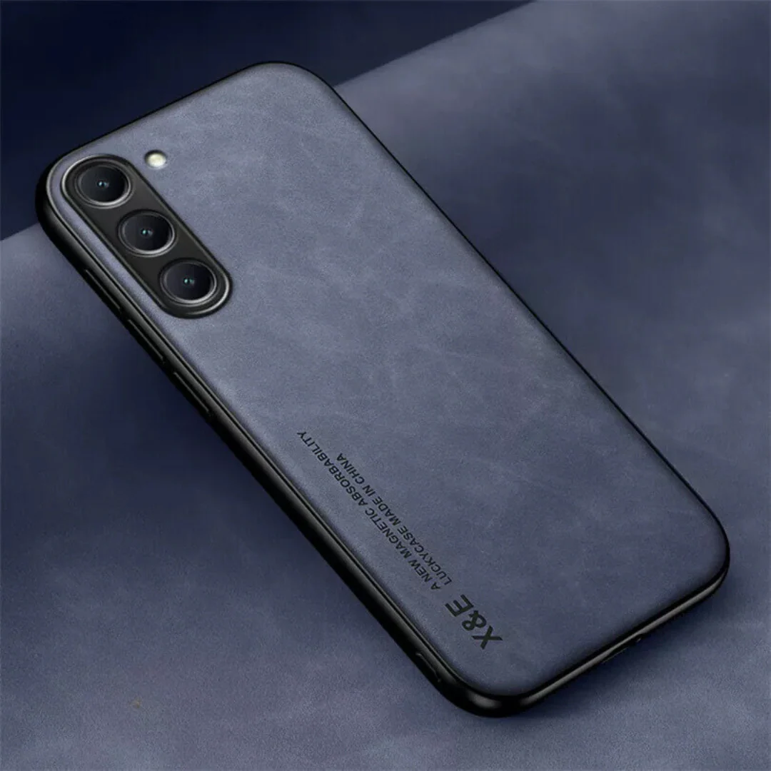 Samsung Galaxy A55 5G Comfortable Touch Sheepskin Leather Case - Image 6