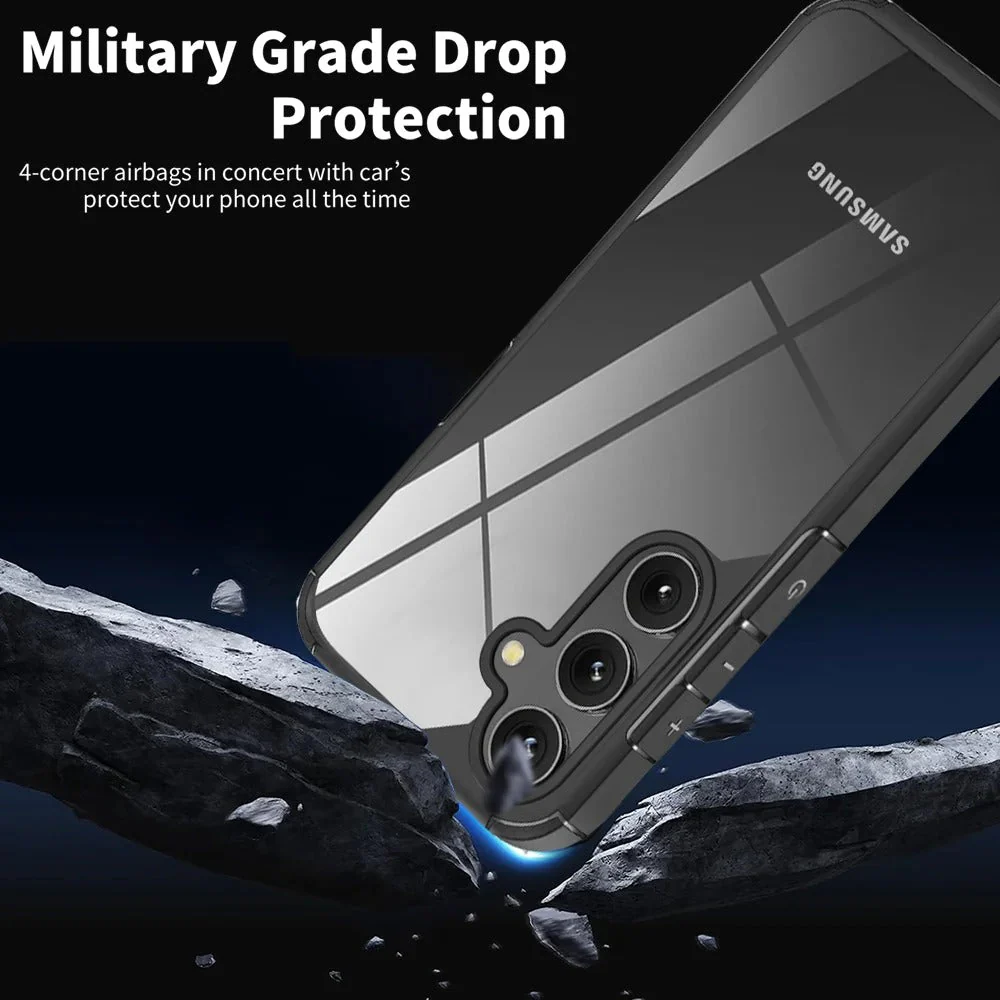 Samsung Galaxy A55 5G Premium Transparent Shockproof Durable Case - Image 3