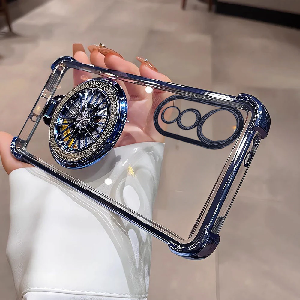 Vivo V40 Pro 5G Premium Stress Buster Wheel Rotating Shockproof Airbags Case - Image 3
