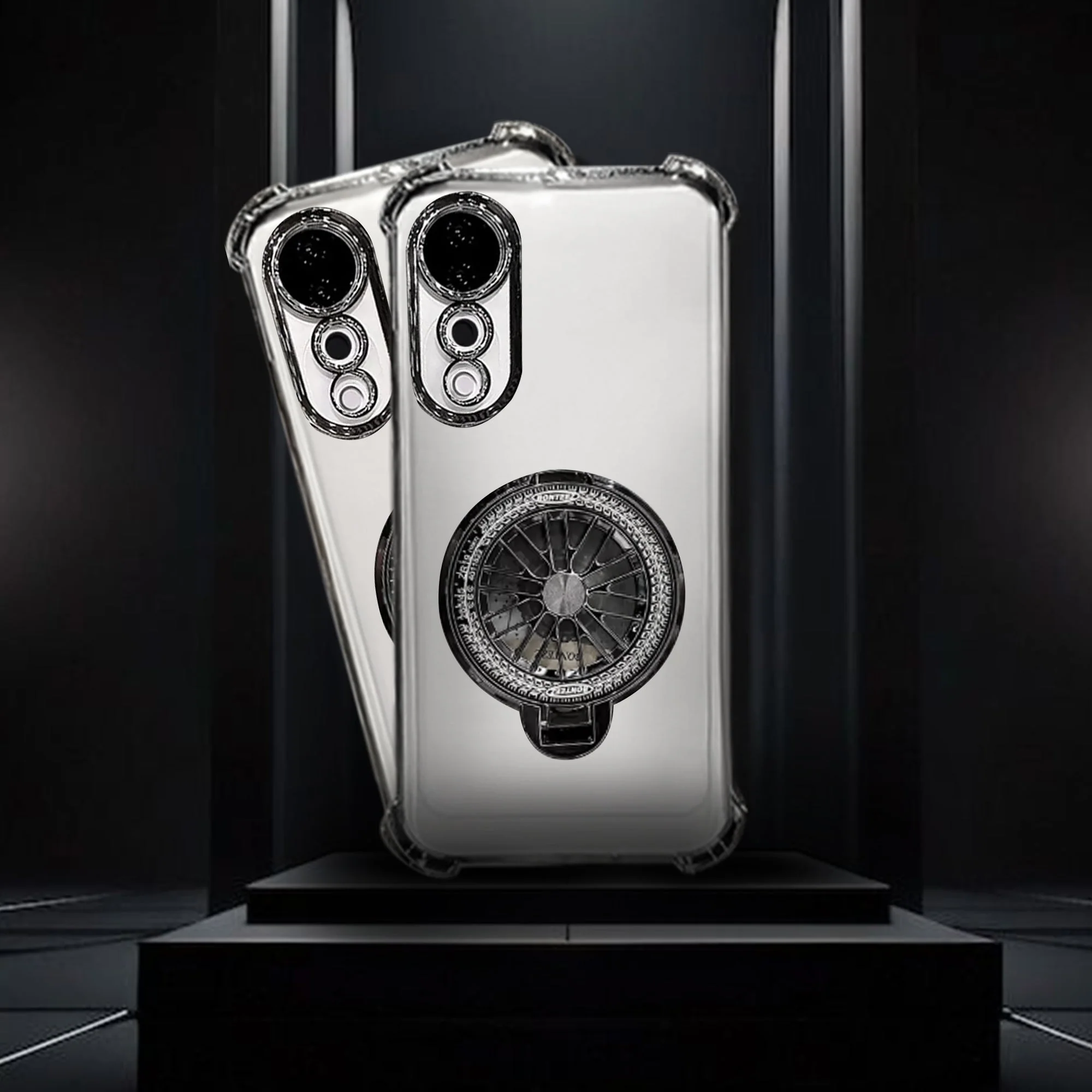 Vivo V40 Pro 5G Premium Stress Buster Wheel Rotating Shockproof Airbags Case - Image 4