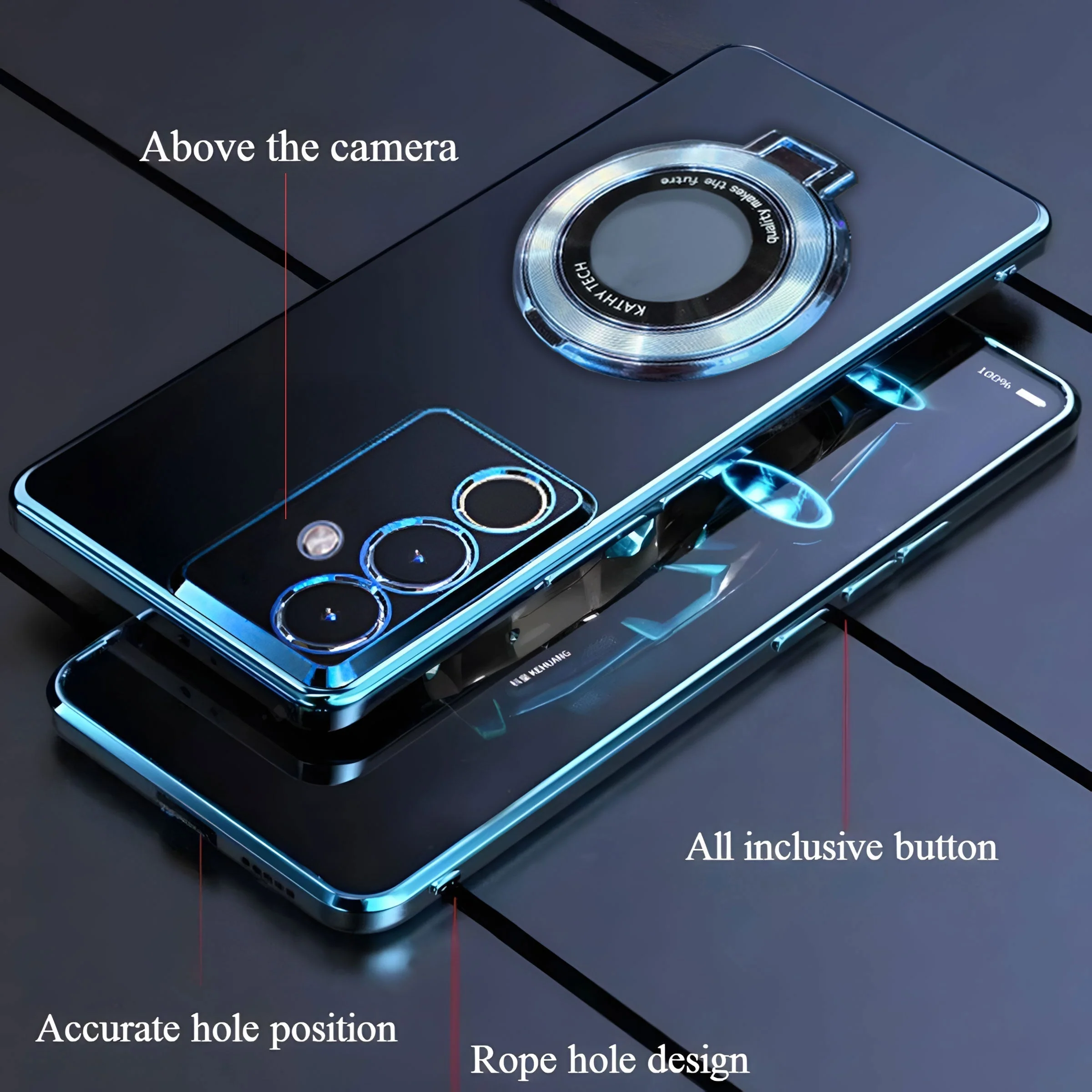 Samsung Galaxy A35 5G Magnifier Electroplating Case - Image 5